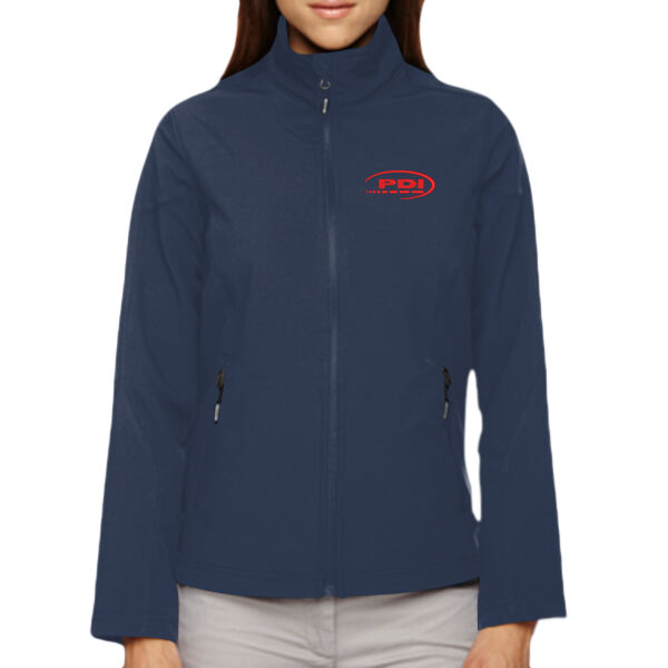 Embroidered Ladies' Cruise Two-Layer Fleece Bonded Soft Shell Jacket  Thumbnail